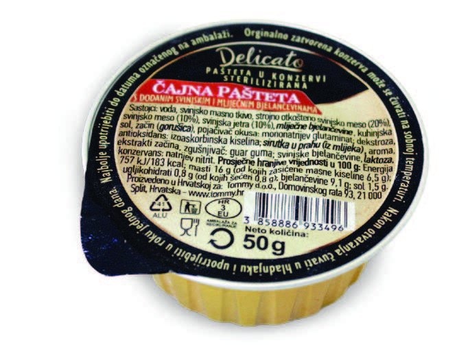 Delicato Pašteta 50 g - Akcija u trgovini Tommy
