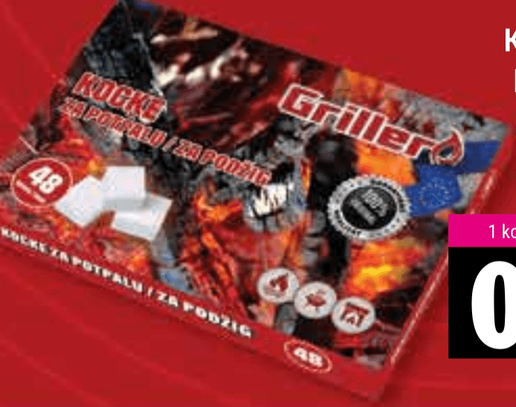 Grilero Kocke za potpalu 48/1 - Akcija u trgovini Trgovina Krk