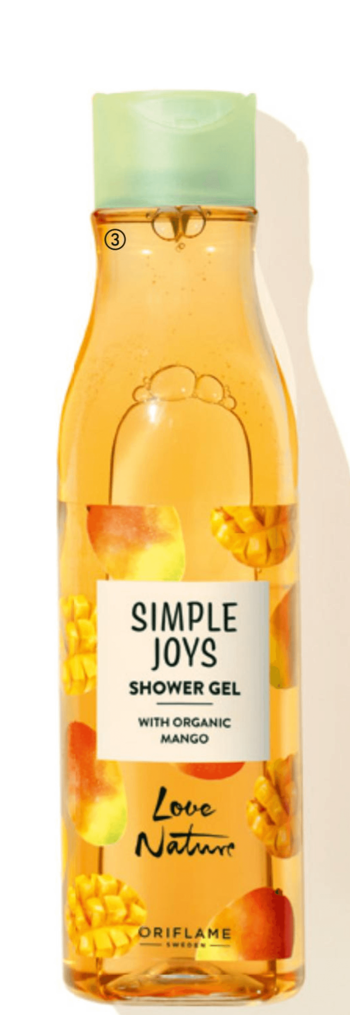 Love Nature Simple Joys gel za tuširanje s organskim mangom 250 ml ORIFLAME - Akcija u trgovini Oriflame