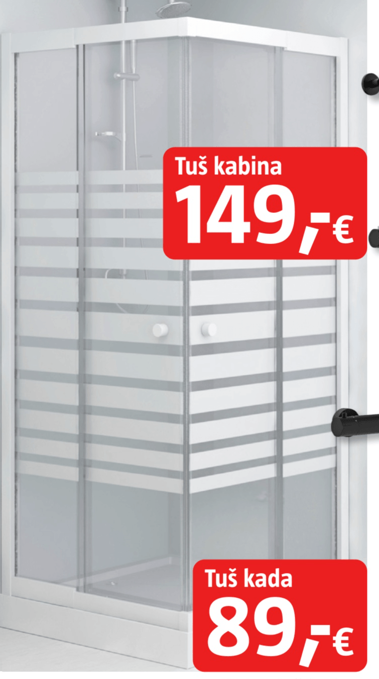 Kutna tuš kada 'Venus' - Akcija u trgovini Bauhaus