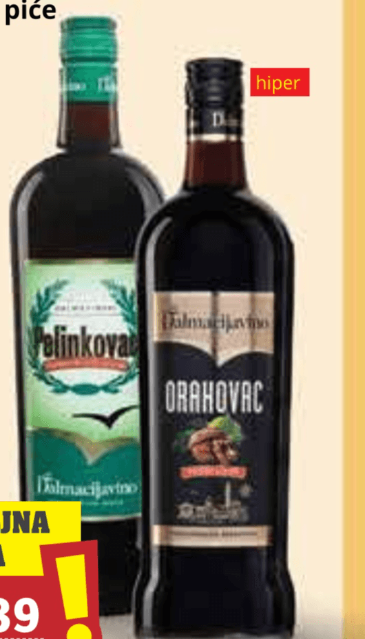 Dalmacija Vino Alkoholno piće 1 l - Akcija u trgovini Ribola