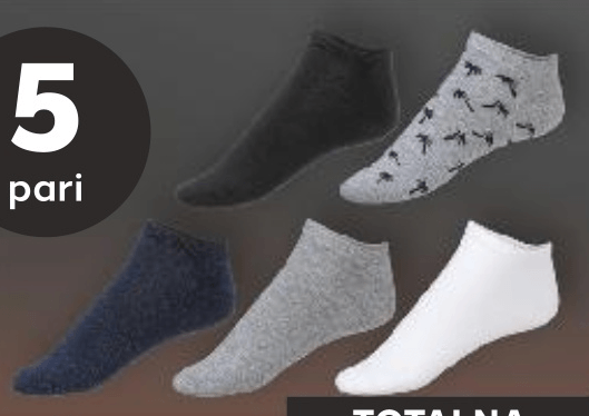 Čarape 10 pari - Akcija u trgovini Kaufland