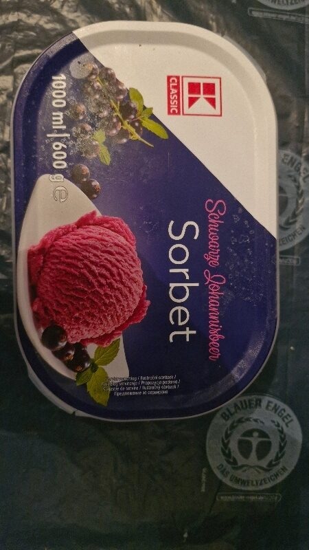 Sorbet 1000 ml | 600 g Classic - Akcija u trgovini Kaufland