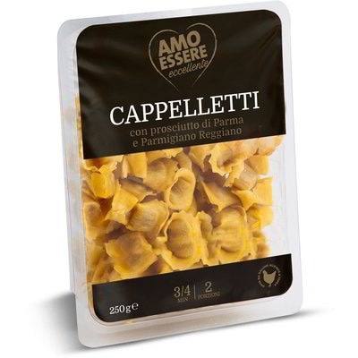Cappelletti Pršut i Sir Parmigiano Reggiano 250 g AMO ESSERE - Akcija u trgovini Eurospin