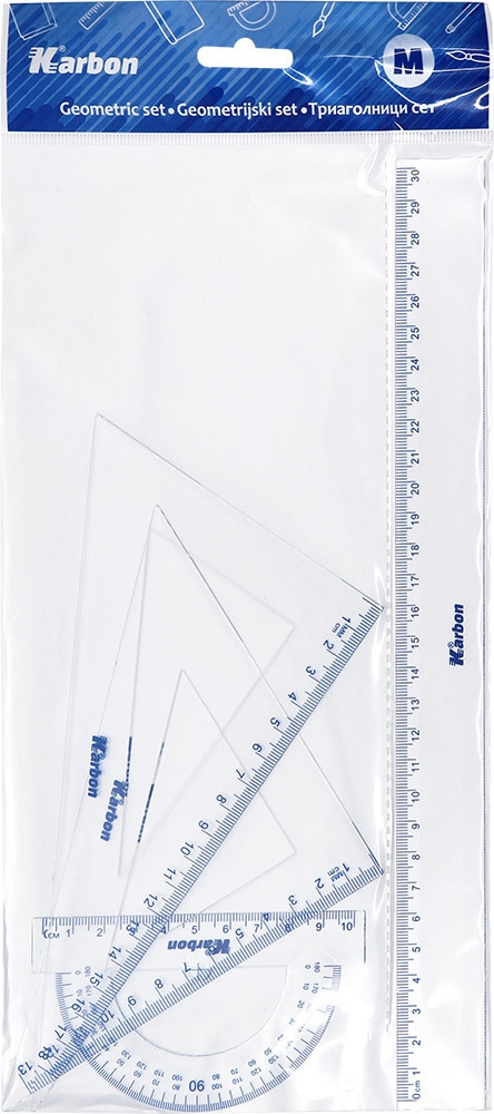Set geometrijski srednji Karbon Akcija u trgovini NTL