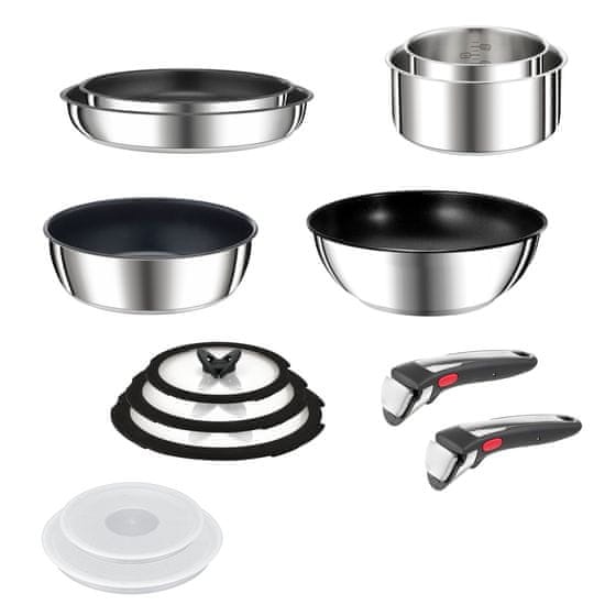 Tefal Set inox posuđa Ingenio Emotion 10-dijelni - Akcija u trgovini Interspar