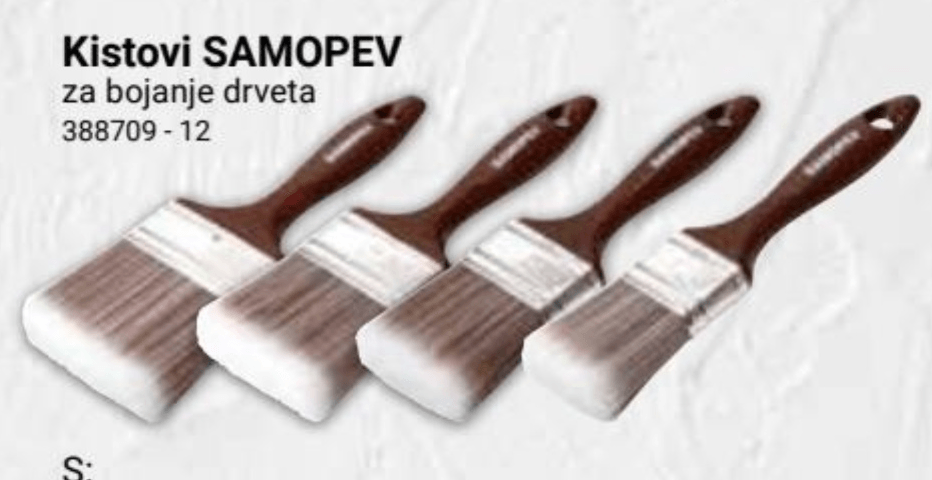 Kistovi SAMOPEV S - Akcija u trgovini Pevex