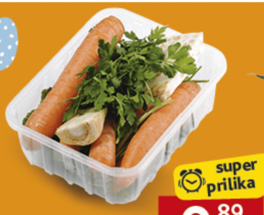 Zelenje za juhu 500g - Akcija u trgovini Konzum