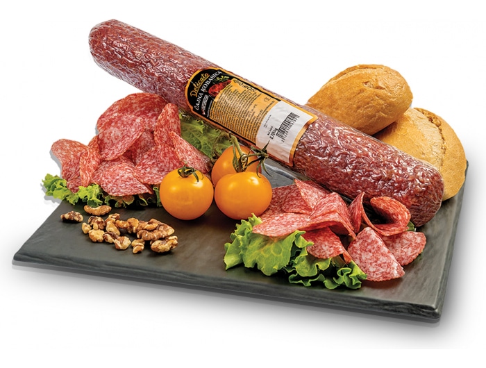 Delicato Čajna kobasica 1 kg - Akcija u trgovini Tommy