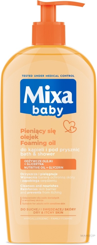 Mixa Baby Foaming Oil Anti-Reaction Akcija u trgovini Bipa
