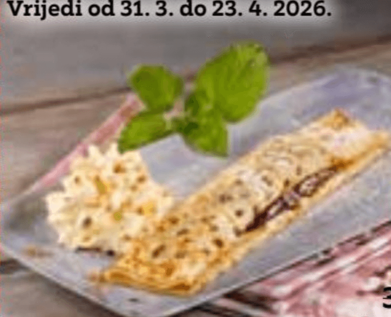 Nutella palačinka - Akcija u trgovini Lesnina