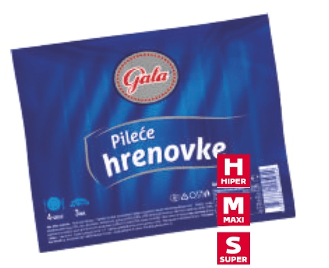 Gala, Gavrilović Hrenovke 200 g - Akcija u trgovini Tommy