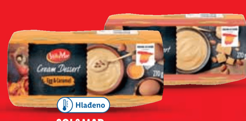 SOL&MAR Mliječni desert 2 x 135 g - Akcija u trgovini Lidl