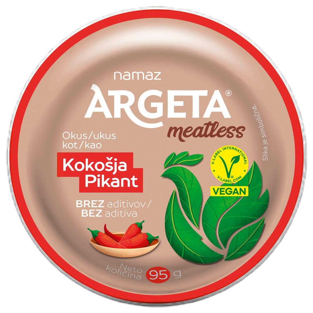 Argeta Meatless Okus Kokošja Pikant 95g - Akcija u trgovini Žabac
