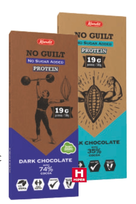 No Guilt, Kandit Čokolada 80 g - Akcija u trgovini Tommy