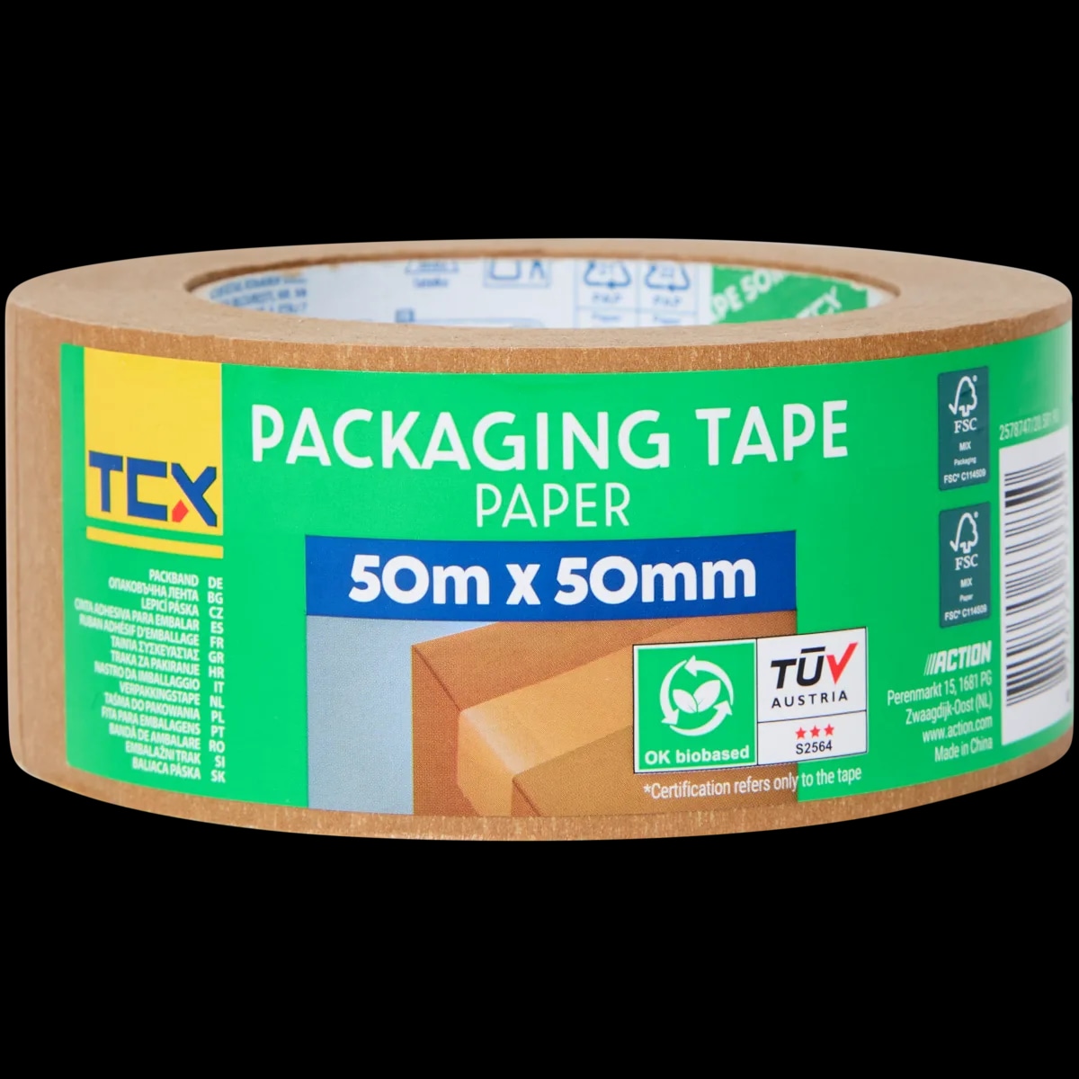 TCX Papirna traka za pakiranje 50m x 50mm - Akcija u trgovini Action