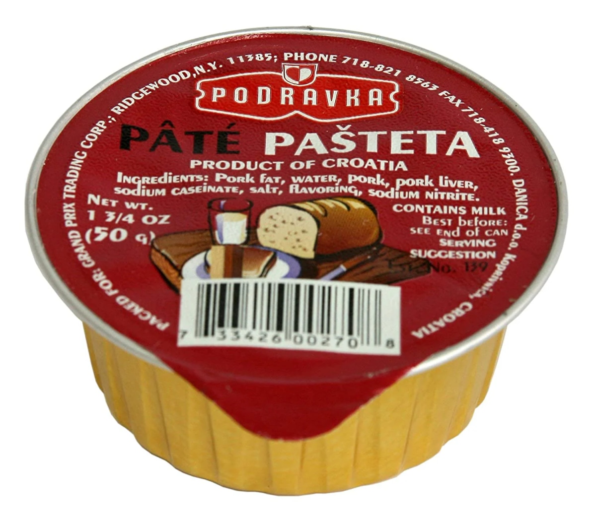 Pašteta 50 g Podravka Akcija u trgovini KTC