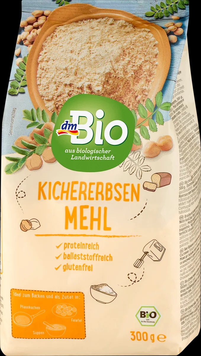 dmBio brašno od suhog slanutka 300 g - Akcija u trgovini Dm