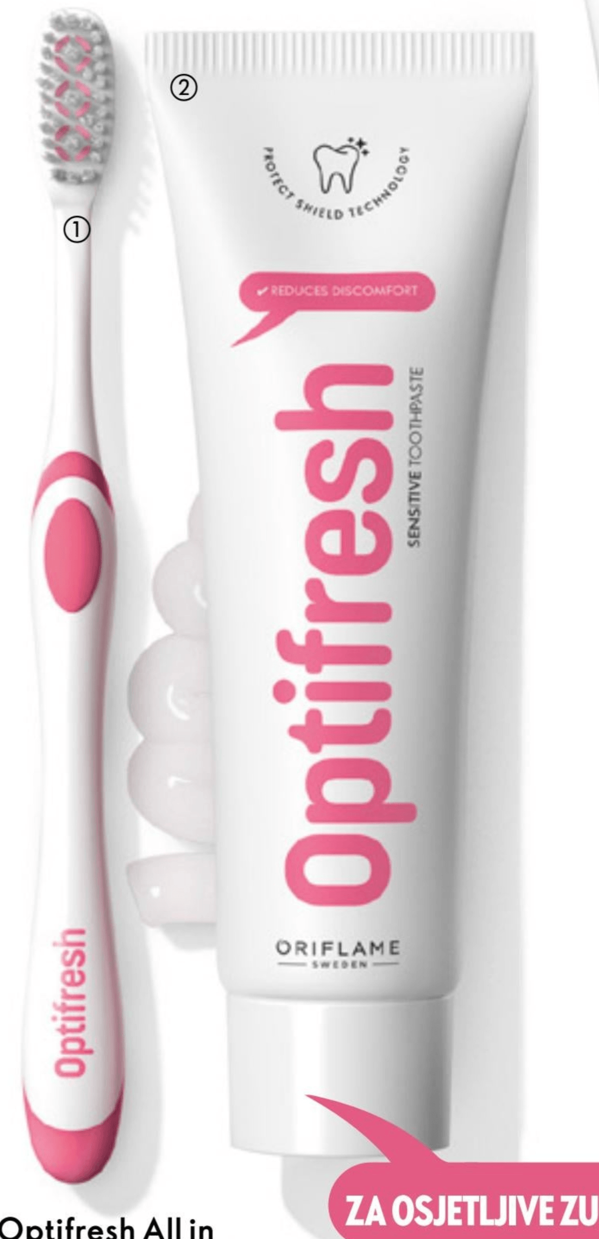 Optifresh All in One Sensitive meka četkica za zube 1 kom. - Akcija u trgovini Oriflame