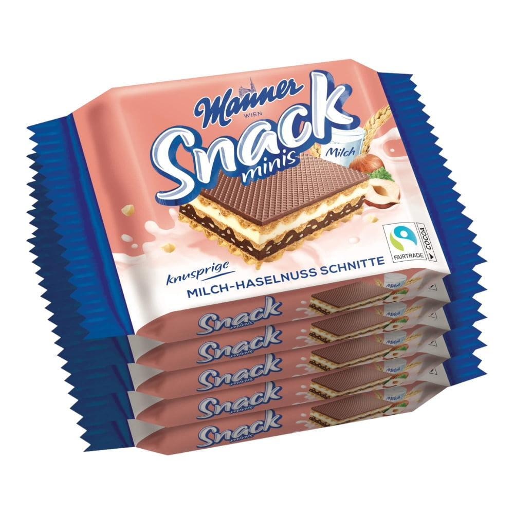 Manner Minis Lješnjak, Čokolada 5x25g - Akcija u trgovini Vrutak