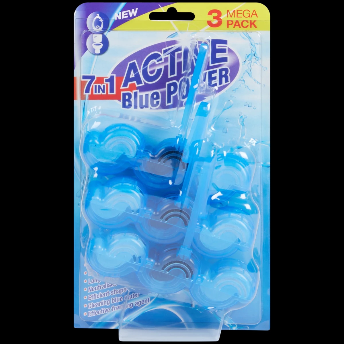 Active Turqoise Power osvježivač za WC 7-u-1 3 komada - Akcija u trgovini Action