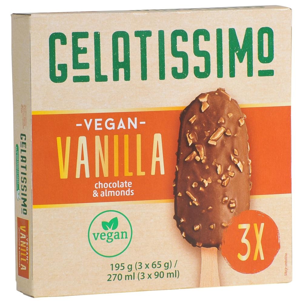 Vegan 3x90ml Gelatissimo - Akcija u trgovini Konzum