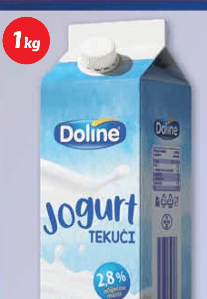 Dolina Tekući jogurt 1 kg - Akcija u trgovini Plodine