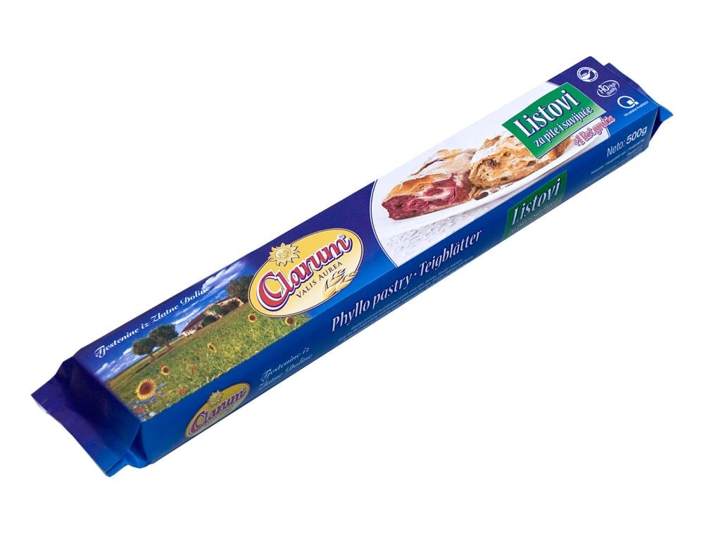 Calrum listovi za pite i savijače 500g - Akcija u trgovini Konzum