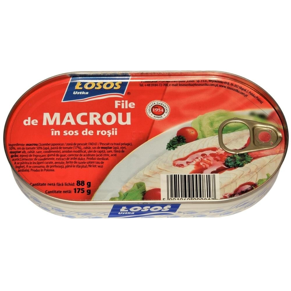 Losos fileti skuše u umaku od rajčice 175 g Akcija u trgovini Pivac