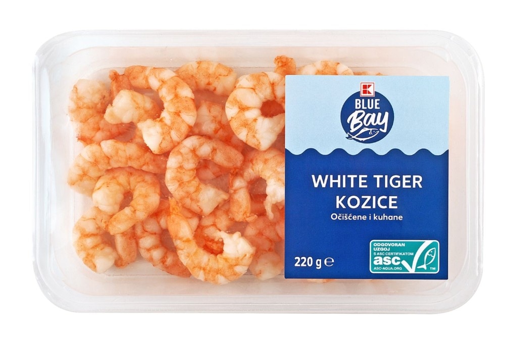 Blue Bay kozice prokuhane 220 g Akcija u trgovini Kaufland