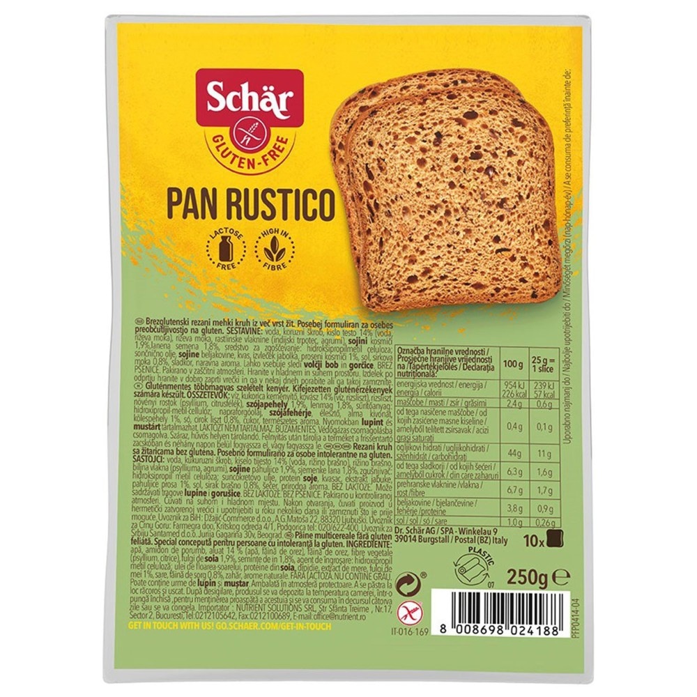 Schär Kruh rustico 250 g - Akcija u trgovini Kaufland