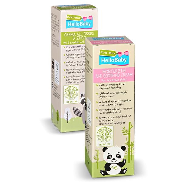 HelloBaby krema za djecu cink oksid bio/hidratantna eco 100 ml Akcija u trgovini Eurospin