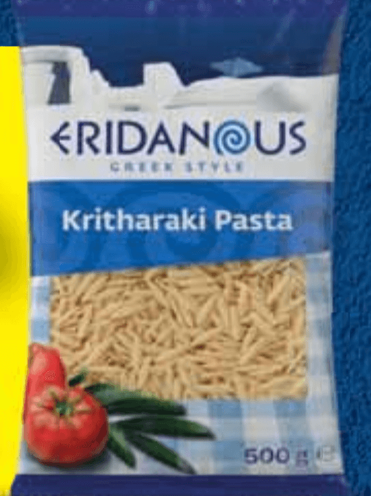ERIDANOUS Kritharaki tjestenina 500 g - Akcija u trgovini Lidl