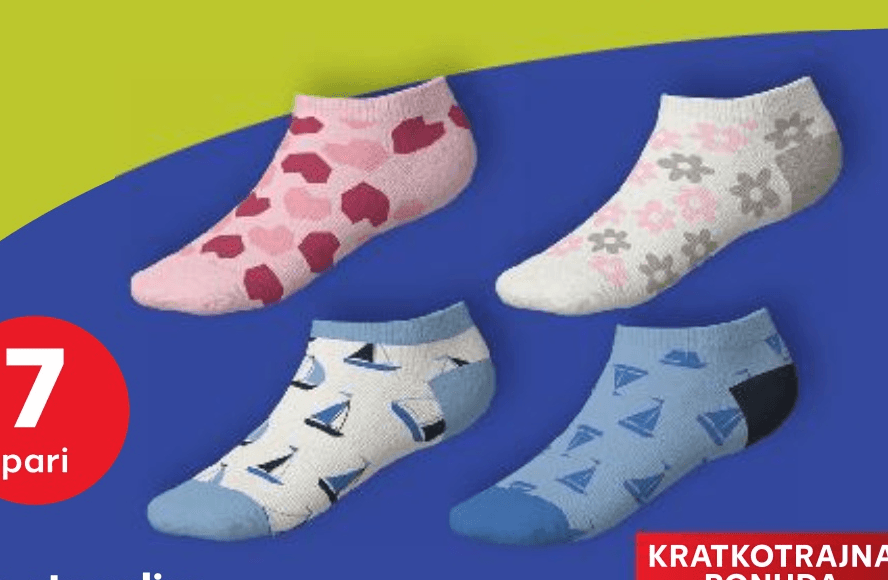 Dječje stopalice 7 pari Lupilu - Akcija u trgovini Kaufland