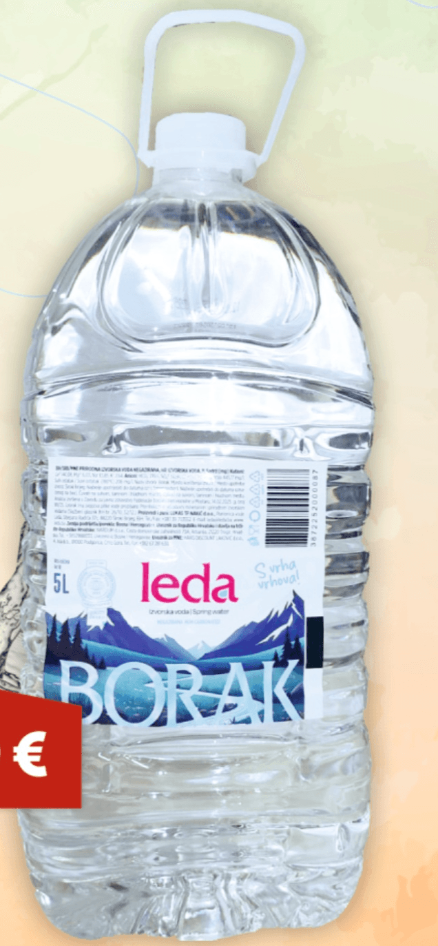 Voda Leda Negazirana 5 l - Akcija u trgovini Boso