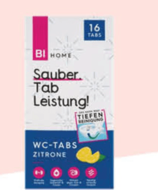 BI HOME Tablete za čišćenje WC školjke 16/1 - Akcija u trgovini Bipa