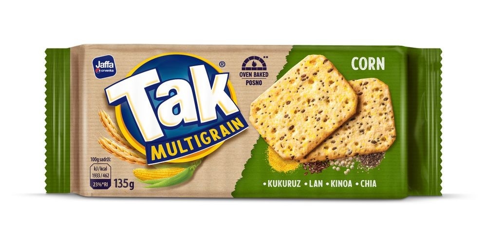 Tak Multigrain slani kreker 115 - 135 g Akcija u trgovini Kaufland