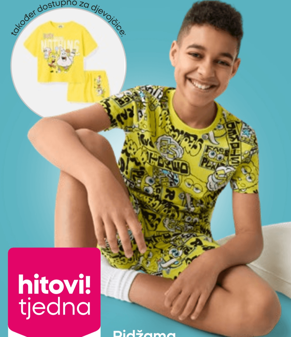 Pidžama Spužva Bob - Akcija u trgovini Pepco