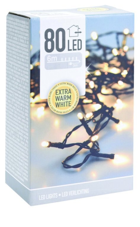 Žaruljice vanjske s 80 LED lampica 1 kom - Akcija u trgovini NTL