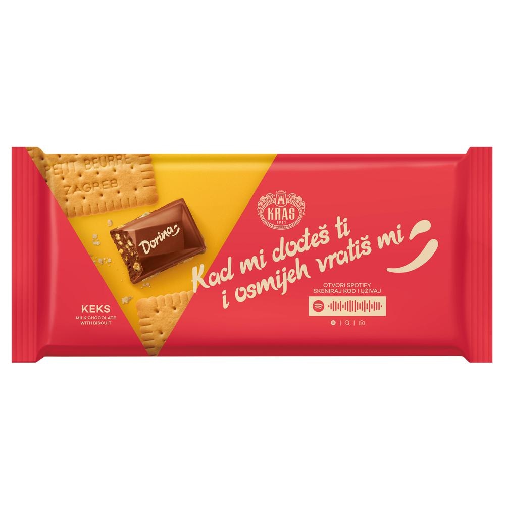 Čokolada Dorina Keks 80 g - Akcija u trgovini Boso