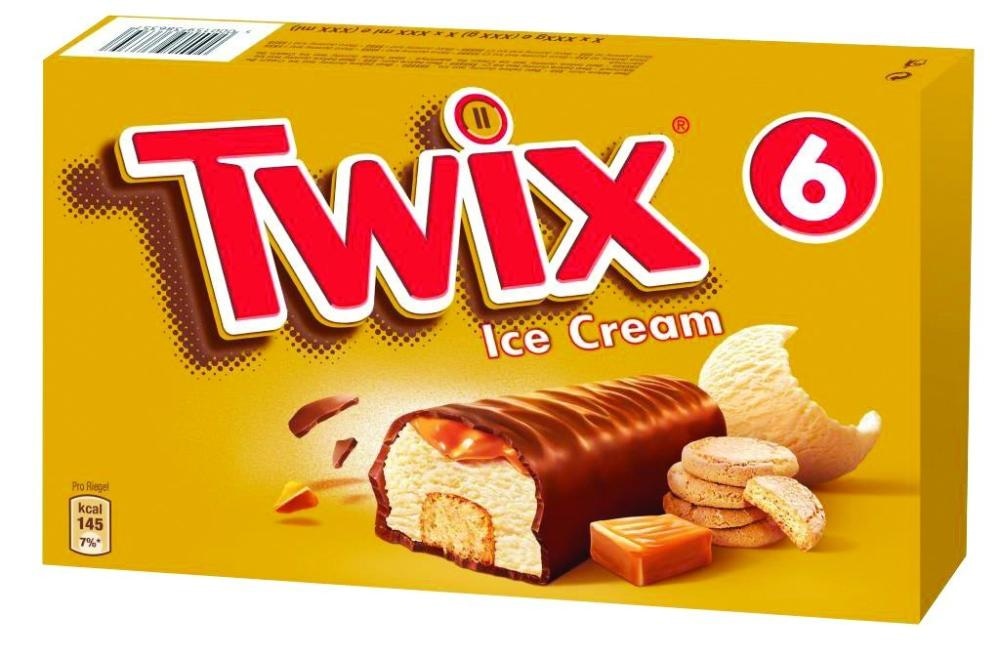 Sladoled Twix, Bounty, Snickers ili Mars 205 g - 274 g Akcija u trgovini Lidl