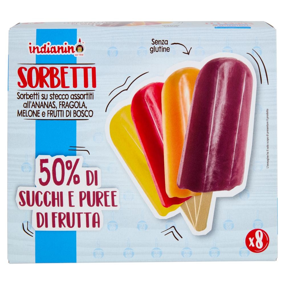 Indianin Sorbettini 8x40g - Akcija u trgovini Žabac