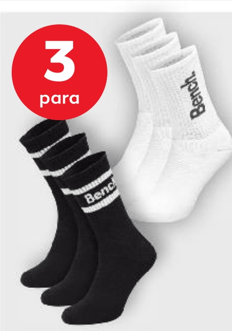 Čarape 3 para Bench. - Akcija u trgovini Kaufland