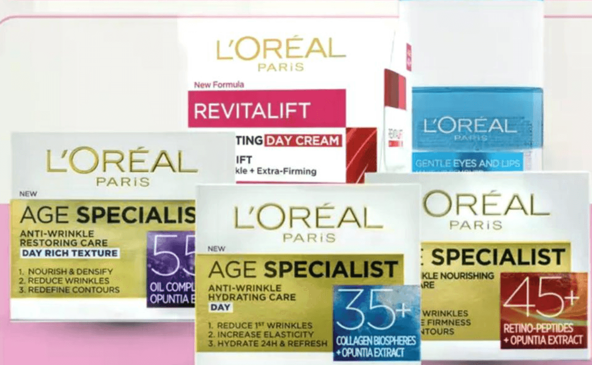 L'Oréal Proizvodi za njegu lica - Akcija u trgovini Plodine