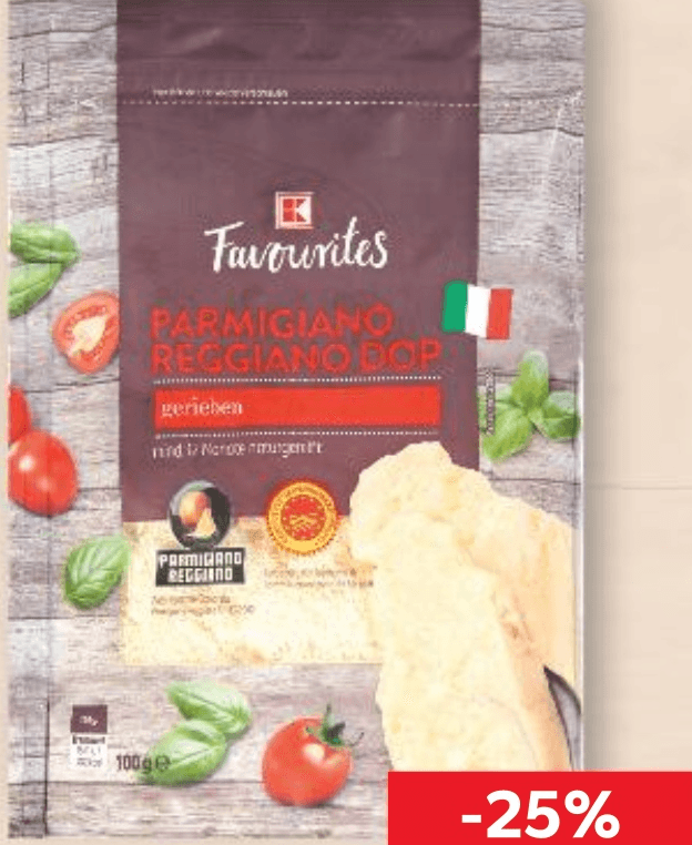 Favourites Parmigiano Reggiano 100 g - Akcija u trgovini Kaufland