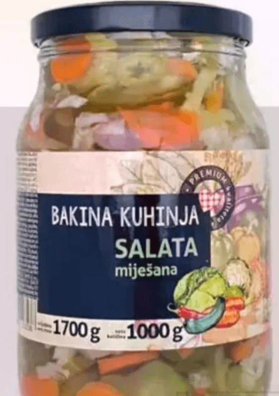 Miješana salata 1700 g/1000 g - Akcija u trgovini Stanić Diskont