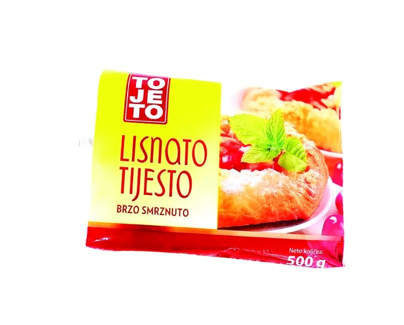 Lisnato tijesto ToJeTo 500 g - Akcija u trgovini Boso