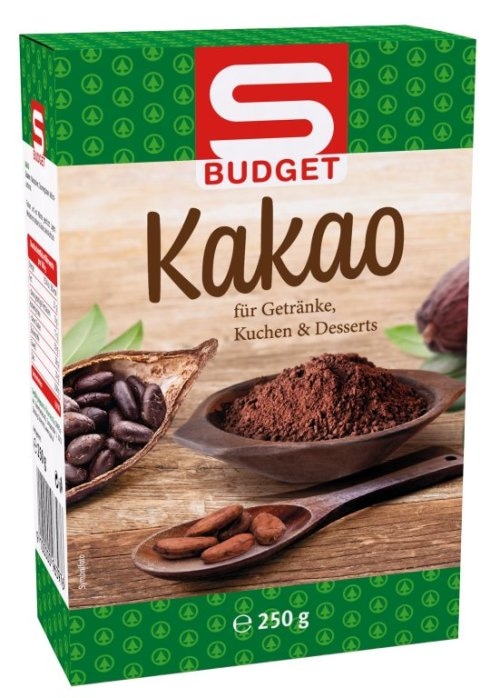 Kakao prah 250 g Budget - Akcija u trgovini Interspar