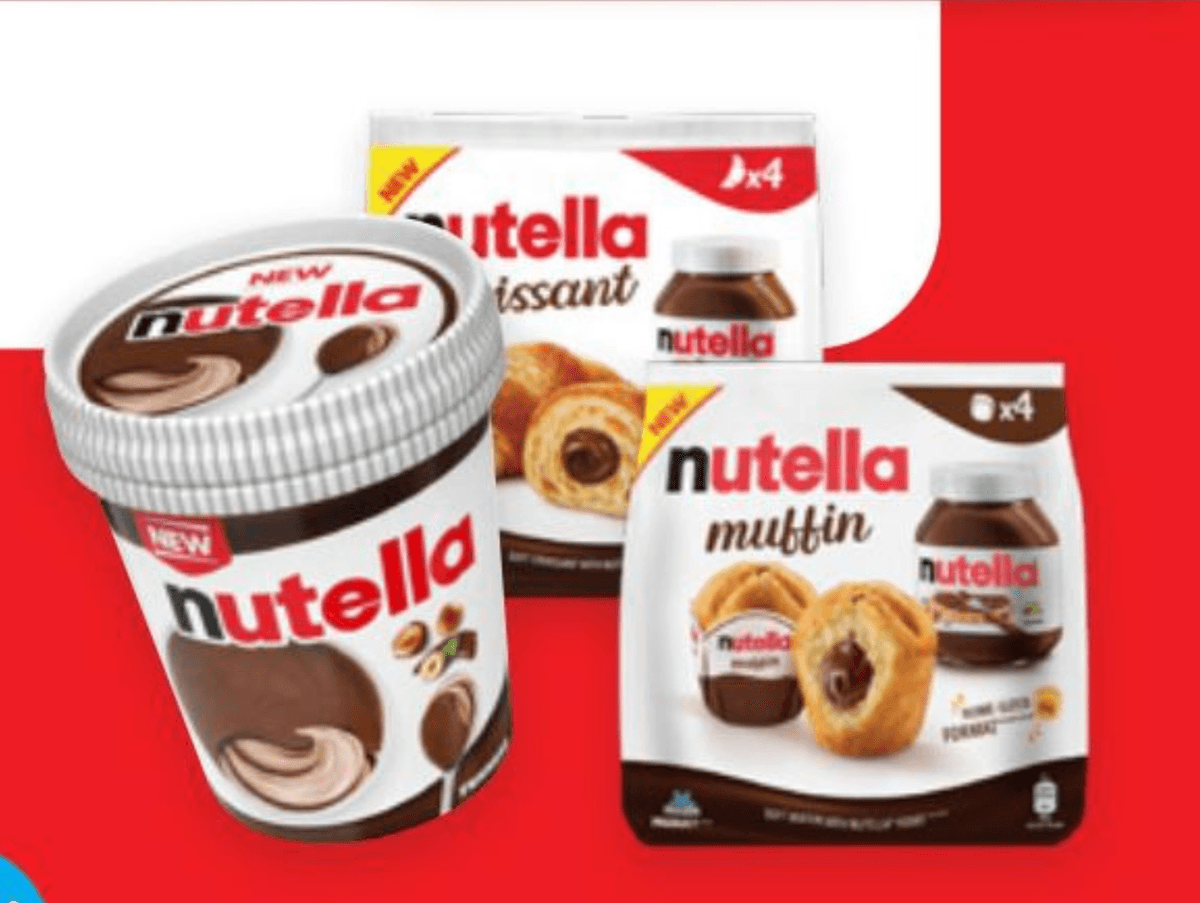 Nutella smrznuti proizvodi - Akcija u trgovini Spar