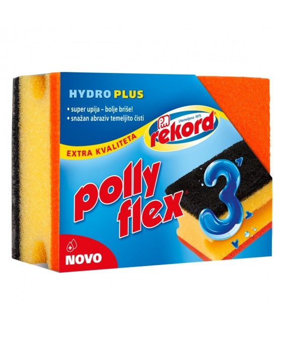 Spužva Rekord Polly Flex Premium 3 kom/pak - Akcija u trgovini KTC